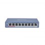 Hikvision | 8-Port Gigabit Switch | DS-3E0109P-E(C) | Unmanaged | Desktop | 1 Gbps (RJ-45) ports quantity | 10 Gbps (RJ-45) port - 2